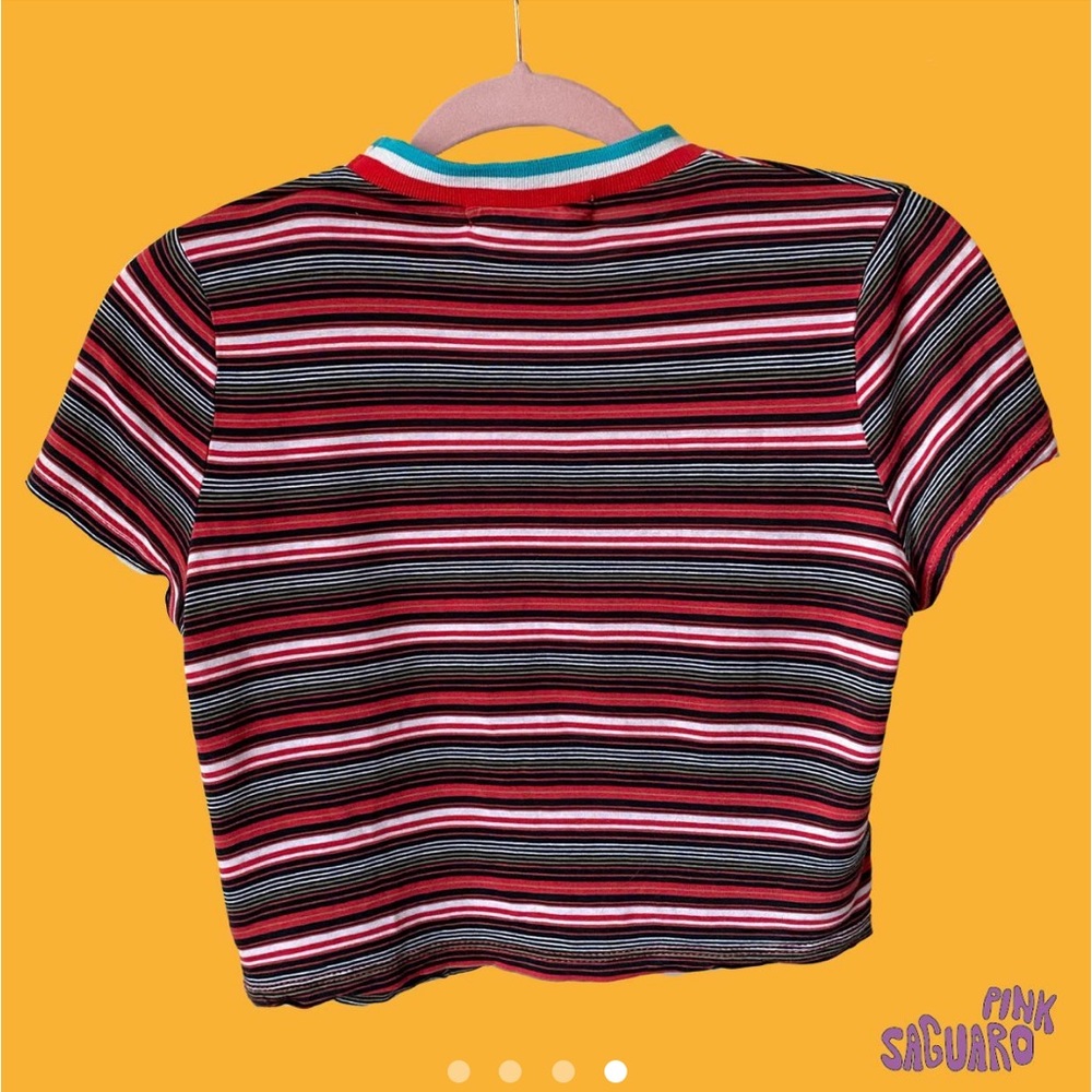 Urban Outfitters Striped Crop Top - Picture 3 of 5
